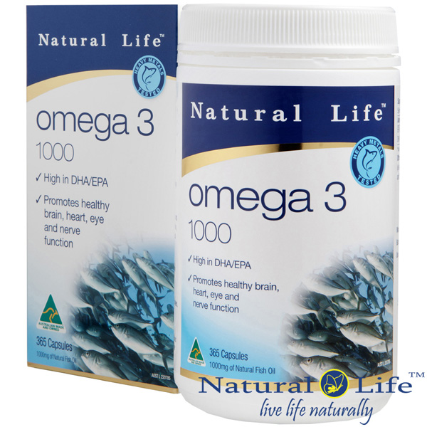 (惜福良品)澳洲Natural Life高純度深海魚油1000mg(365顆)