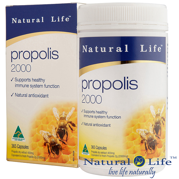 【熱銷推薦】澳洲Natural Life高單位蜂膠膠囊2000mg(365顆) 1
